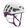Petzl Meteora Women's Helmet White/Violet - Front Angle View