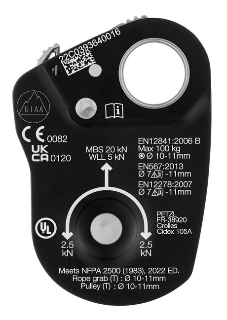 Petzl Mini Traxion Pulley - Back