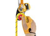 Petzl Mini Traxion Pulley - Model Attaching Rope to Device