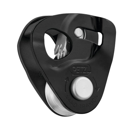 Petzl Nano Traxion Pulley Black - Front
