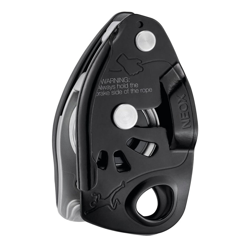 Petzl Neox Belay Device Black - Front