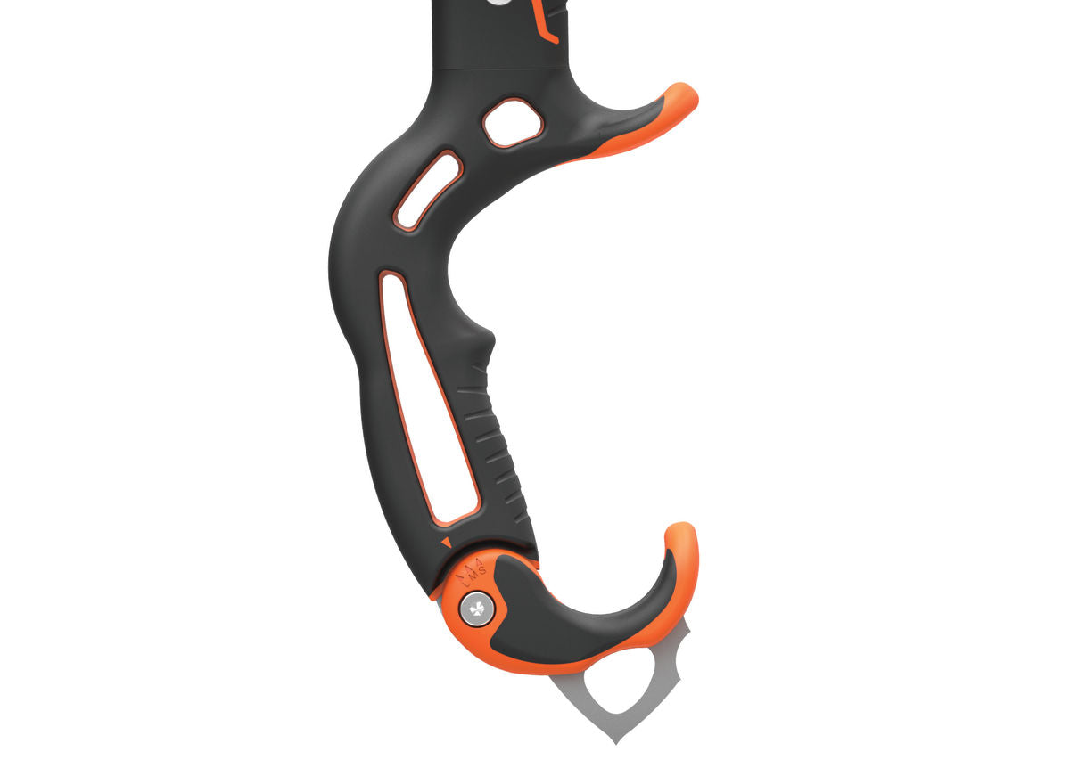 Petzl Nomic Ice Tool - Lower Handle Close Up