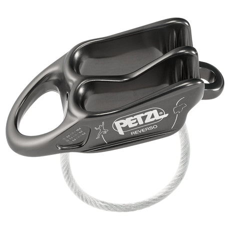 Petzl Reverso Belay-Rappel Device Grey - Front