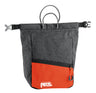 Petzl Sakab Chalk Bag Outdoor Action Grey - Front View