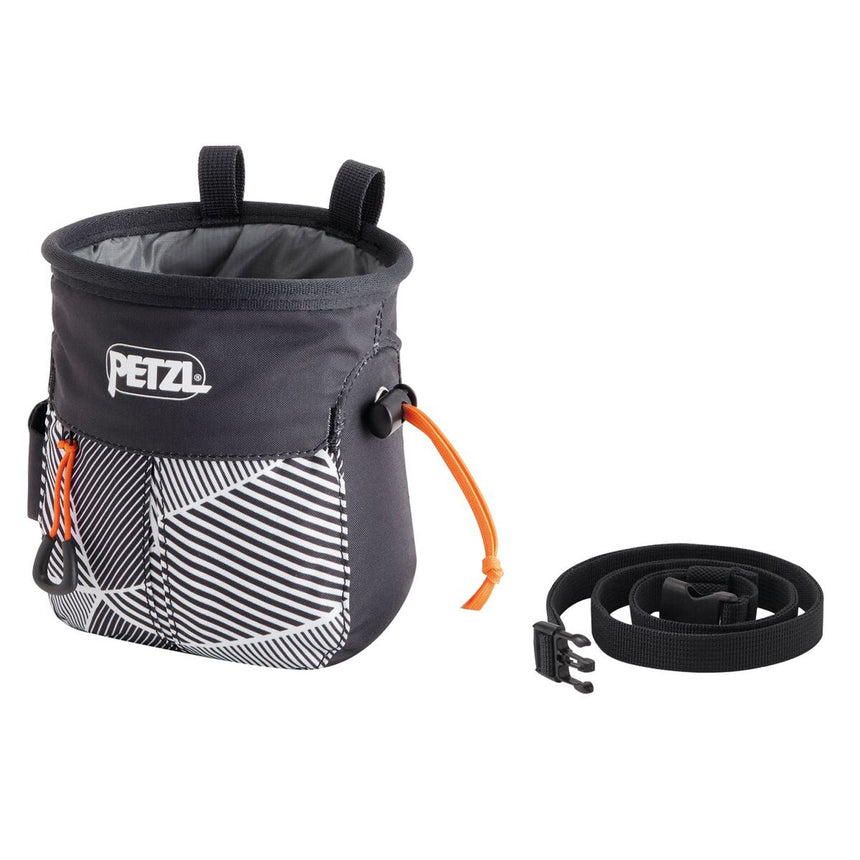 Petzl Sakapoche Chalk Bag Black Dazzle - Product Overview