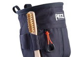Petzl Sakapoche Chalk Bag Black Dazzle - Secure brush slot with zip pocket for small essentials