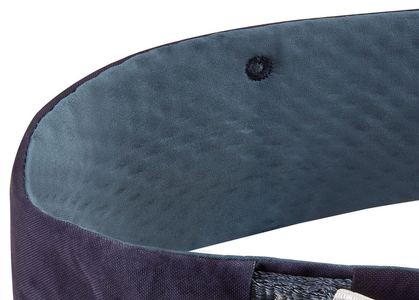 Petzl Sama Harness Grey - Back Fabric Close Up