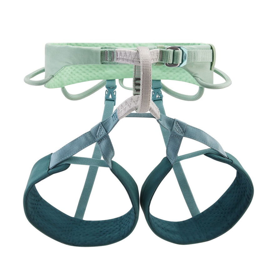 Petzl Selena Women's Climbing Harness Jade Green - Front View