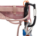 Petzl Selena Women's Climbing Harness Rose - Compatible with CARITOOL EVO tool holder