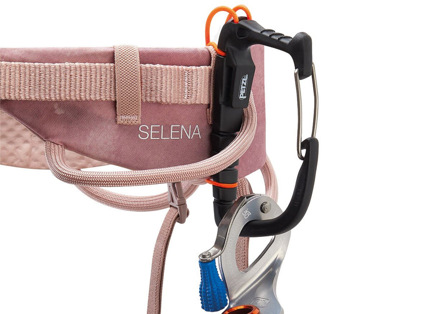 Petzl Selena Women's Climbing Harness Rose - Compatible with CARITOOL EVO tool holder