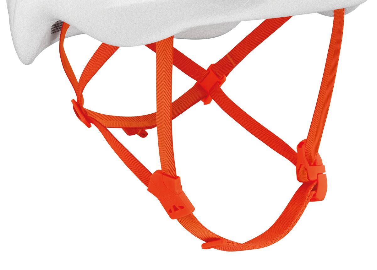 Petzl Sirocco® Helmet White - Minimalist buckle for easy adjustment