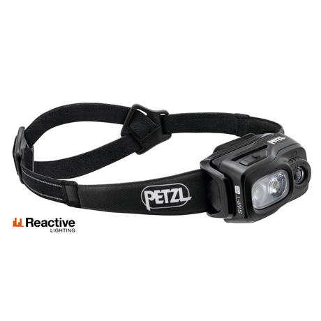 Petzl Swift RL Headlamp Black - Front View