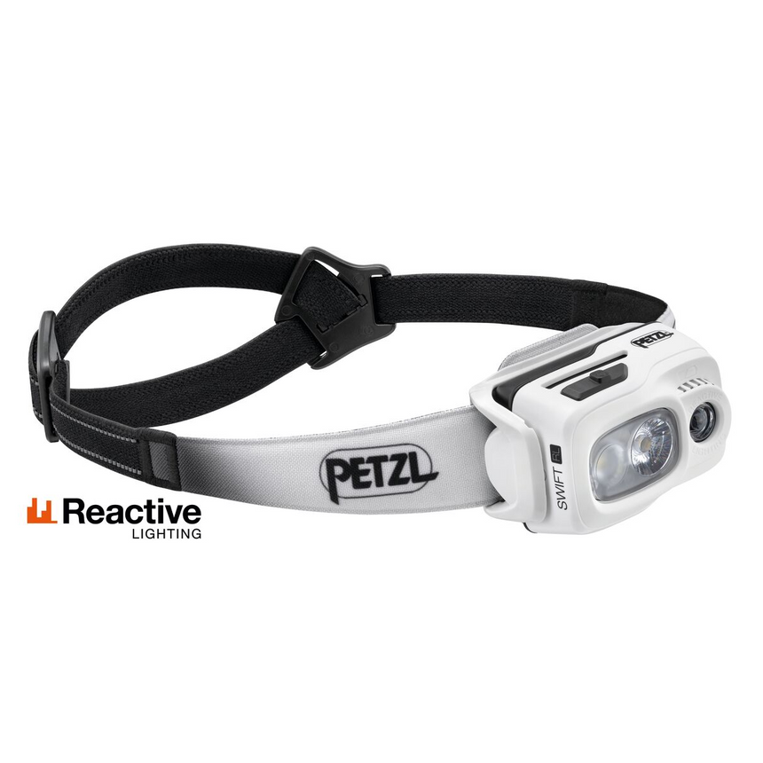 Petzl Swift RL Headlamp White - Front View