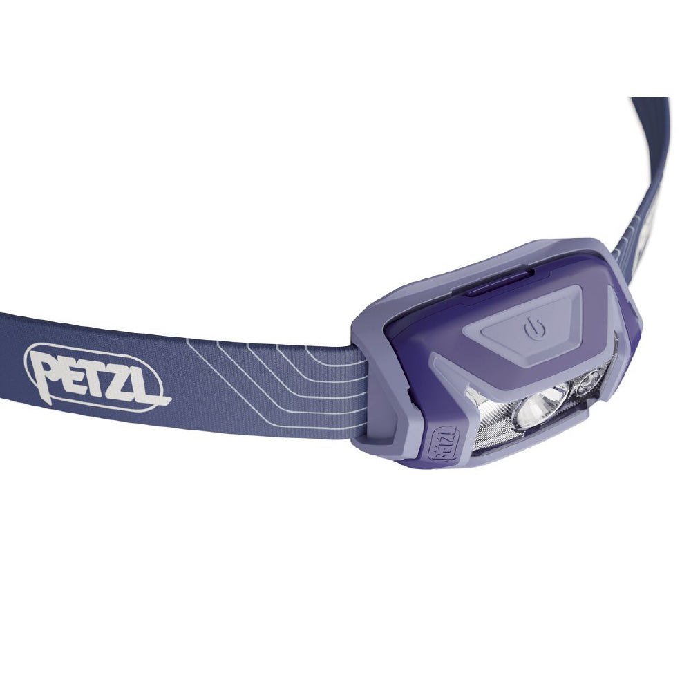 Petzl Tikka 350 Headlamp Blue - Top View of Power Button