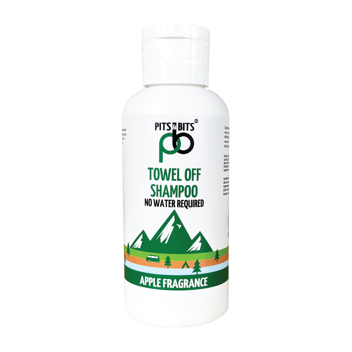 Pits & Bits® Towel Off Shampoo – Apple – Outdoor Action