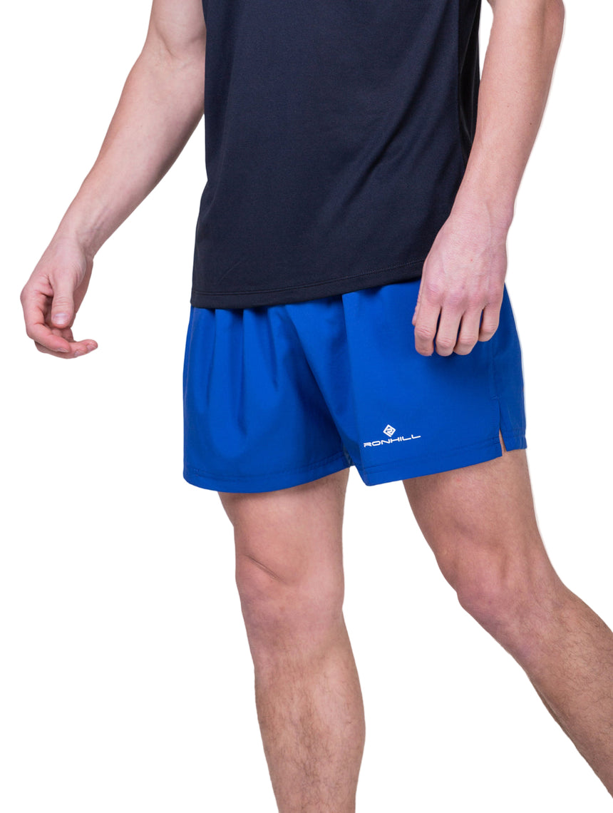 Ronhill Mens Core 5" Short Outdoor Action DrkCobalt/BrightWhite- Front Fit