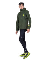 Ronhill Men's Tech GORE-TEX Mercurial Jacket 2 in Kelp/Zest - worn