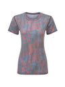 Ronhill Women's Tech Golden Hour S/S Tee Outdoor Action Multi Daydream- Front