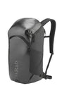 Rab Adrift 24L Day Pack in Black - Front View