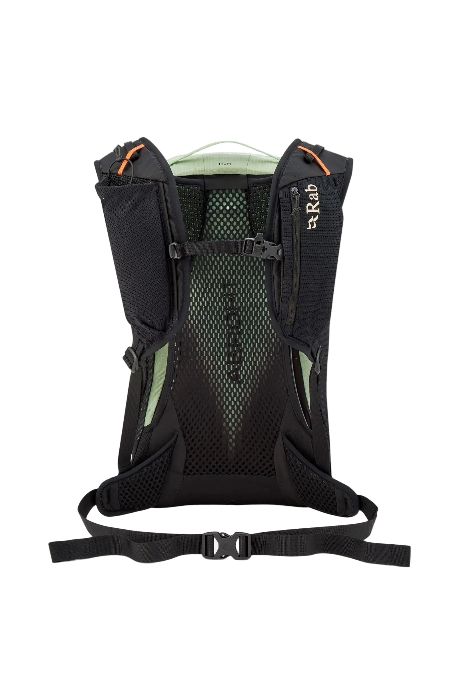 Rab Airox 18L Day Pack in Fig Green/Black - Back System Detail