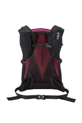Rab Airox 18L Day Pack in Mulberry - On Model Back View with Poles