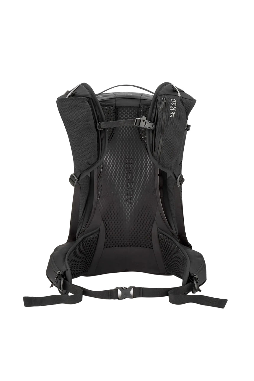 Rab Airox 24L Day Pack in Black - Side View