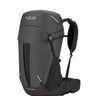 Rab Airox 30 Day Pack in Black - Front View On Model