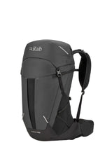 Rab Airox 30 Day Pack in Black - Front View On Model