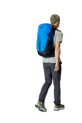 Rab Airox 30 Day Pack in Maya Blue/Black - Back View On Model 5