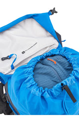 Rab Airox 30 Day Pack in Maya Blue/Black - Lid Compartment Open