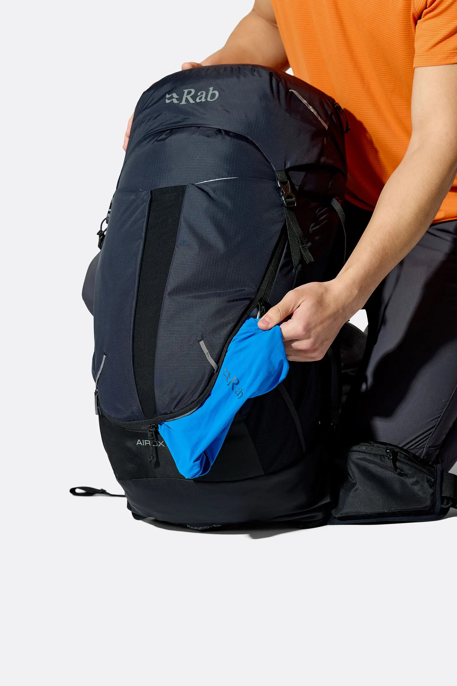 Rab Airox 36L Day Pack in Black - Soft Flask Detail