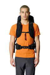 Rab Airox 36L Day Pack in Black - Three Quarter View On Model 2