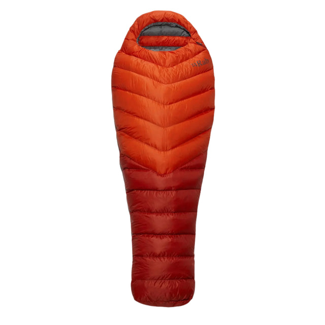 Rab Alpine 200 Sleeping Bag in Firecracker - Flat
