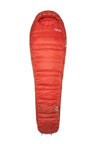 Rab Alpine Down Sleeping Bag (0°C/32F) in Dark Horizon/Tuscan Red - front