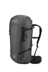 Rab Ascendor 35L Mountain Pack in Black - Front View