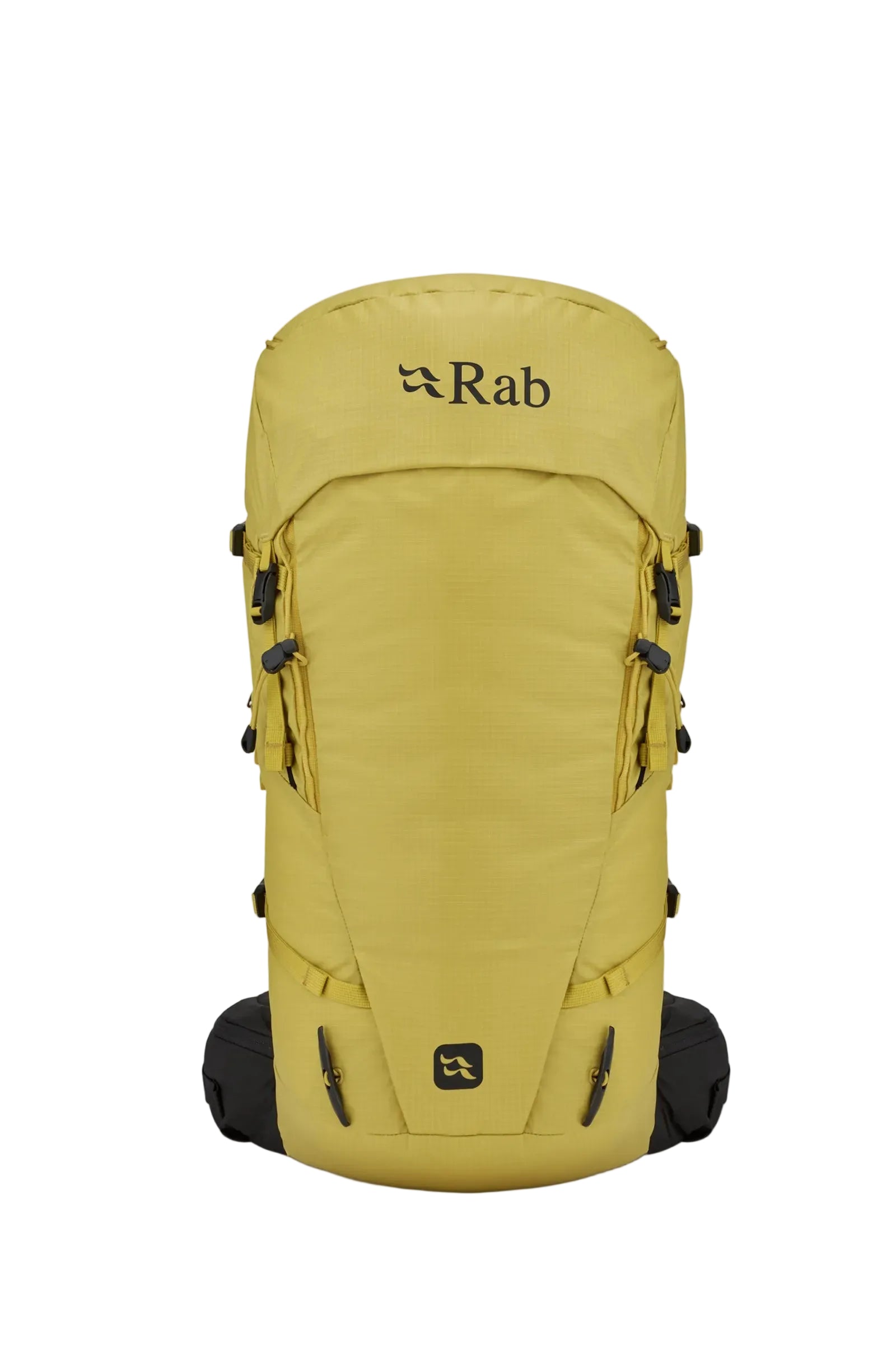 Rab Ascendor 35L Mountain Pack in Dark Pollen - Back View