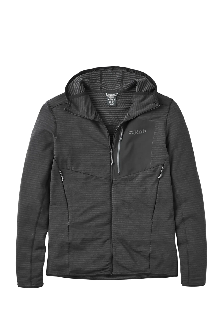 Rab Men's Ascendor Light Hoody in Black - front