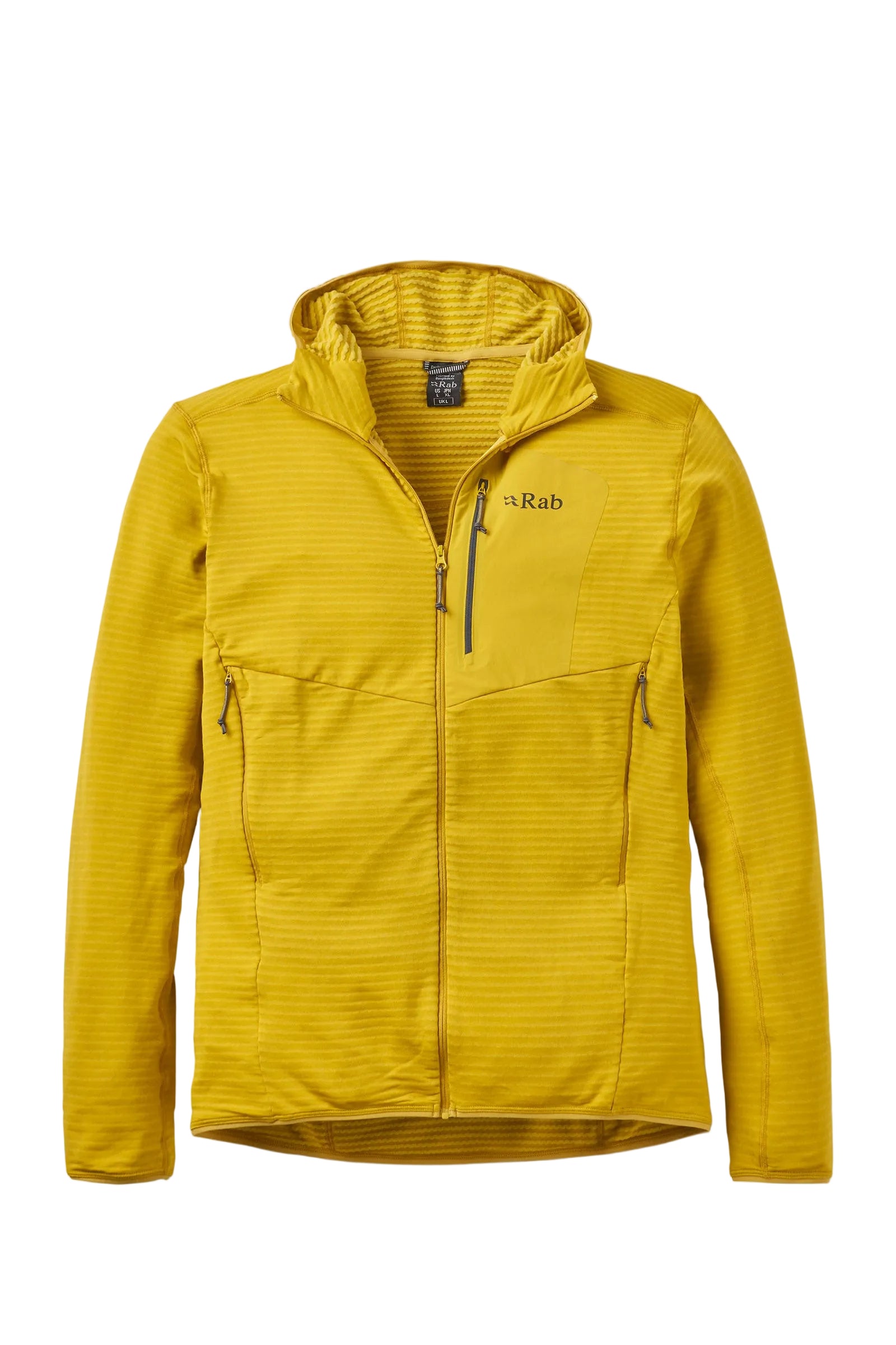 Rab Men's Ascendor Light Hoody in Dark Pollen - front