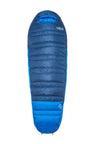 Rab Ascent Down Sleeping Bag (-12°C/10F) in Tempest Blue/Maya Blue - Front