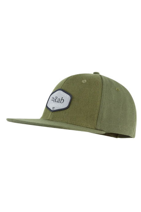 Rab Axion Badge Cap in Army/Light Khaki - front