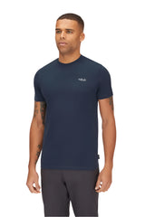 Rab Basecamp 3 Peaks Tee in Tempest Blue - Angle