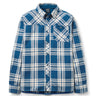 Rab Men's Boundary Brushed Cotton Shirt in Tempest Blue - front