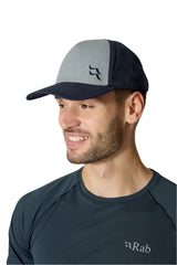 Rab Calet Embroidery Cap in Anthracite/Light Zinc - Side