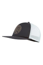 Rab Cirque Print Cap in Beluga/Pewter - front
