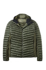 Rab Cirrus Flex Insulated Hooded Jacket in Army - front