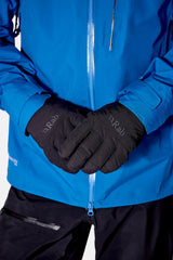 Rab Cresta GORE-TEX Gloves in Black - Worn Front