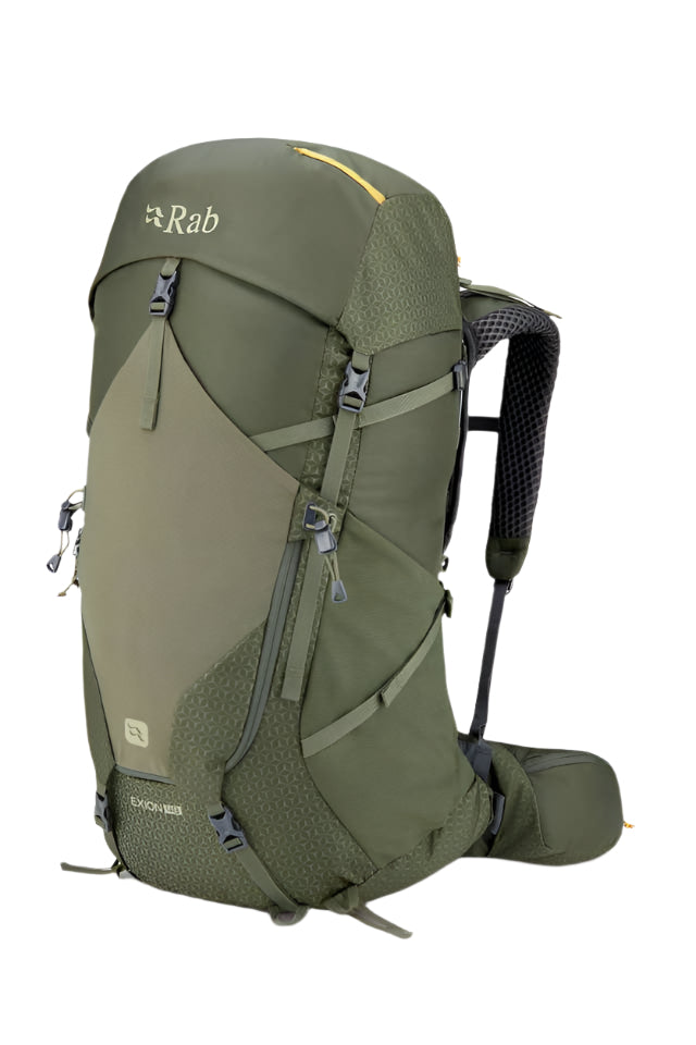 Rab Exion 48L Hiking Pack in Army - Front View