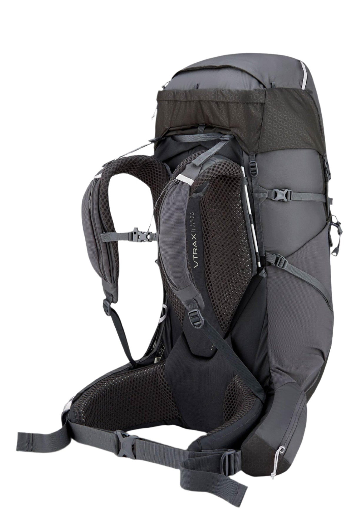 Rab Exion 55L Hiking Pack in Anthracite/Graphene - Back System