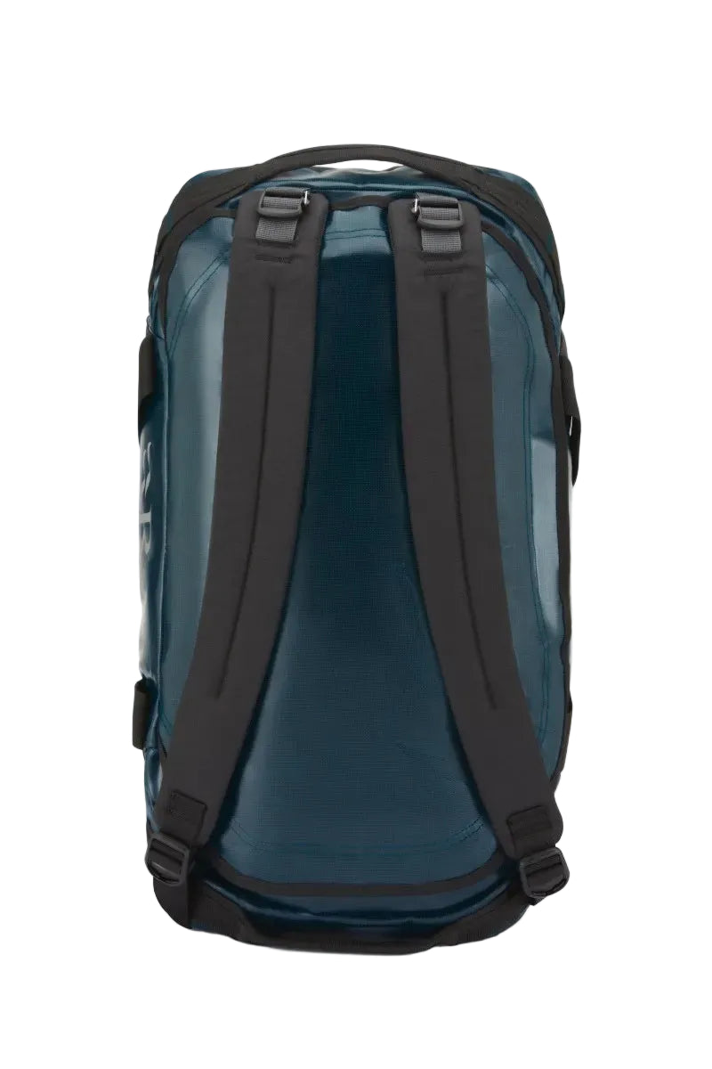 Rab Expedition II 30L Kitbag in Blue - Back with Shoulder Straps