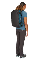 Rab Expedition II 30L Kitbag in Blue - Model Wearing as Backpack Rear View